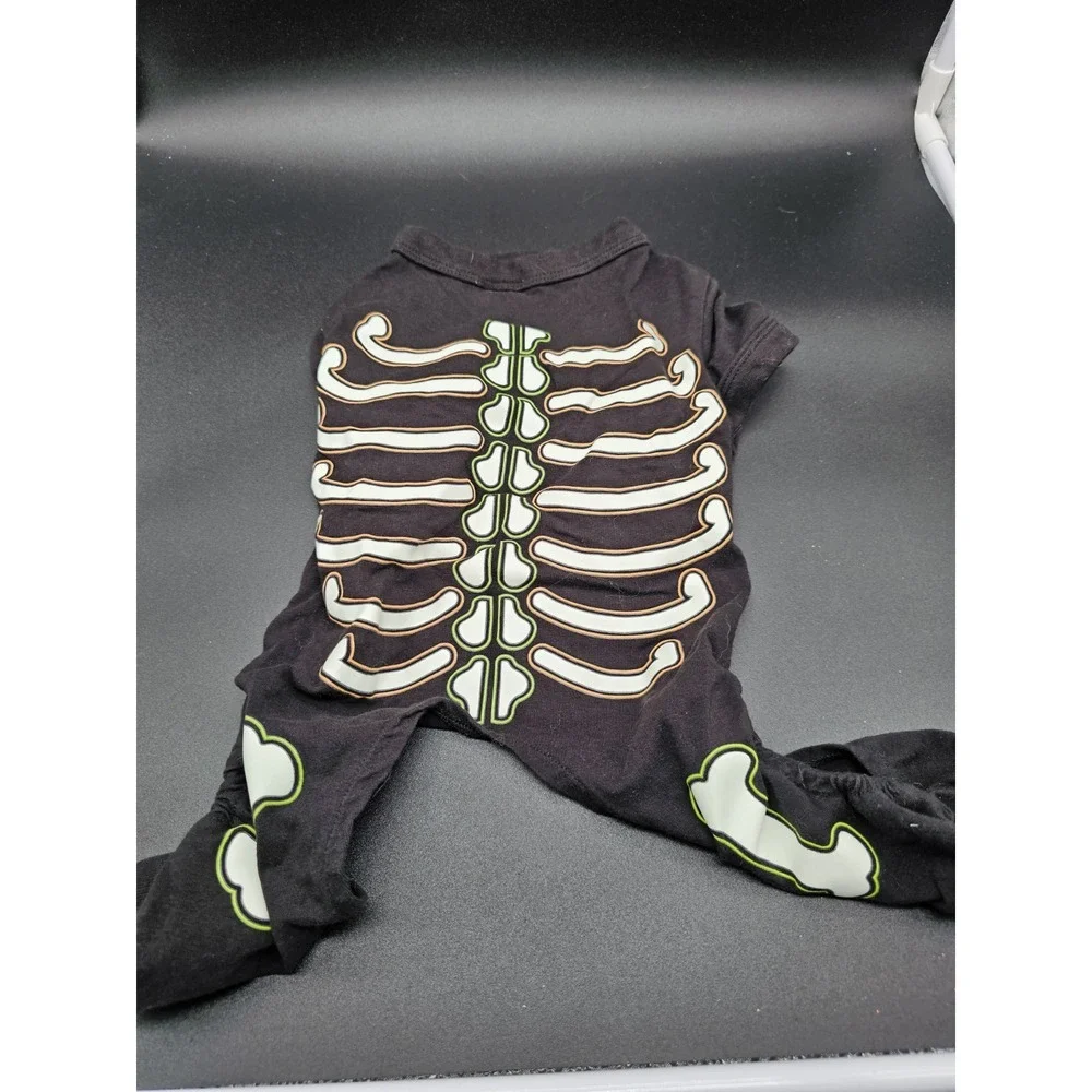 Glow In The Dark Dog Skeleton Costume Small Dog‎ Costume